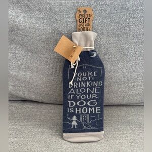 Primitives by Kathy Wine Bottle Sock - NWT